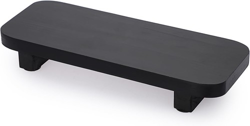 Rustic wood display stand tray - wood,