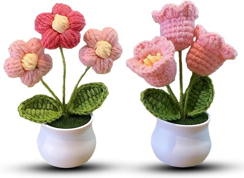 Crochet flowers handmade - crochet,