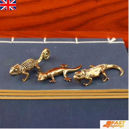 Animal ornament brass gecko - animal,