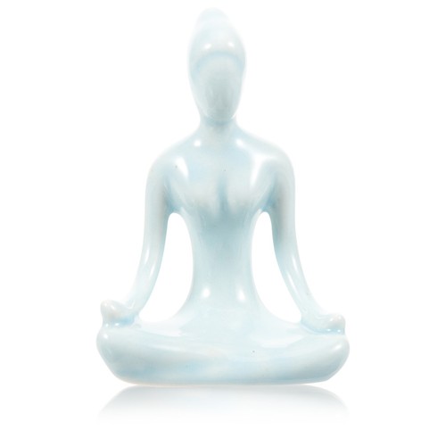 Ceramic yoga statue - yoga, home
