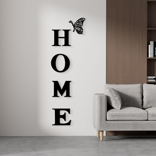 Acrylic home sign - home, letters