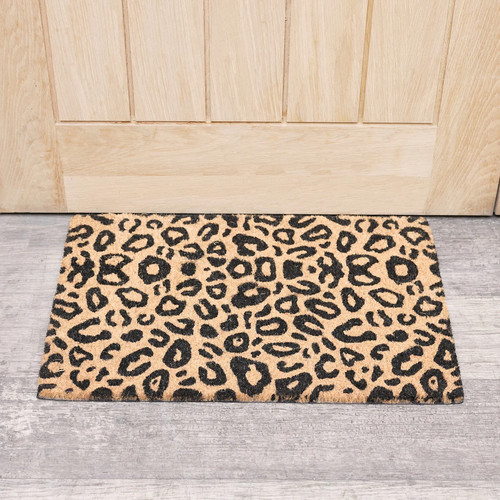 Black natural brown coir - black, &