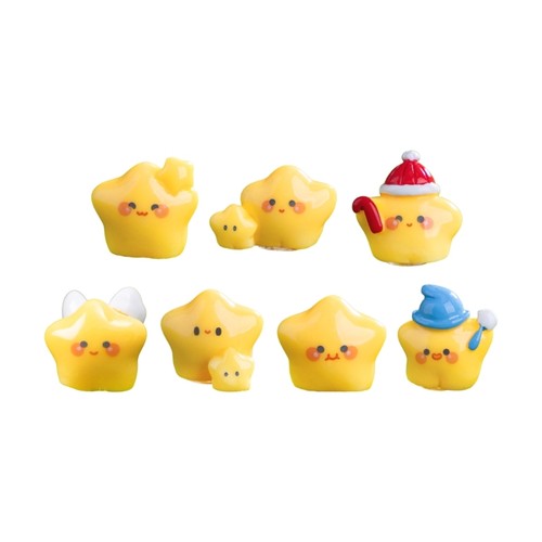 Mini yellow star resins for - mini,