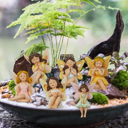6pcs fairy garden accessories - fairy,