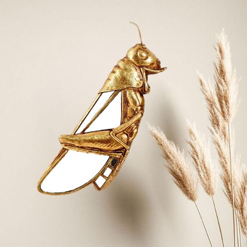 Resin locust wall artwork - resin,