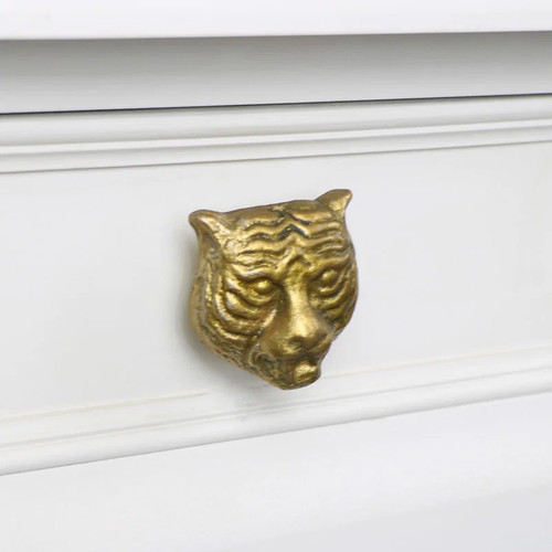 Rustic gold tiger - , head