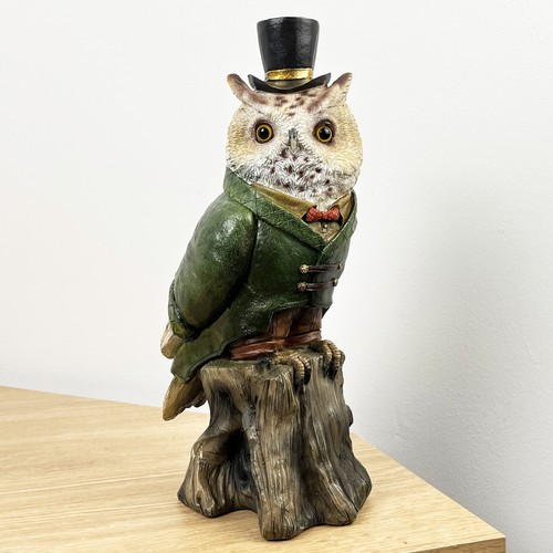 Vintage owl ornament - large, for