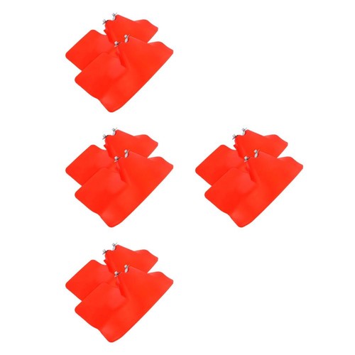8pcs red nylon home - red,