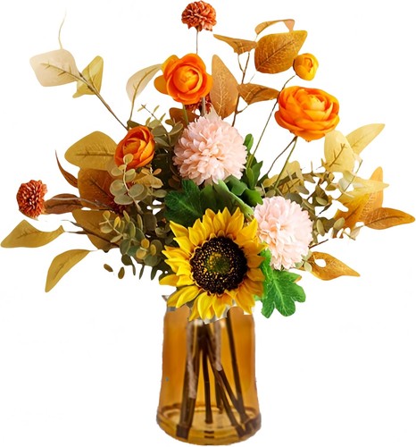 Artificial sunflowers - sunflowers, in
