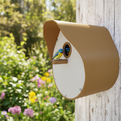 Bird home modern curved - home,