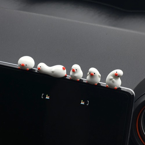 5pcs cute flat duck car - 5pcs,