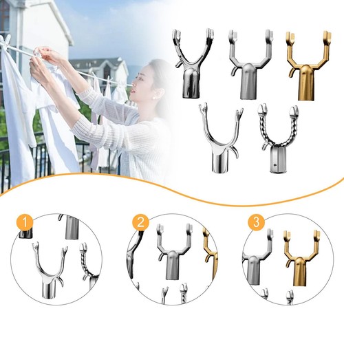 Metal hooks sturdy support - 5x,