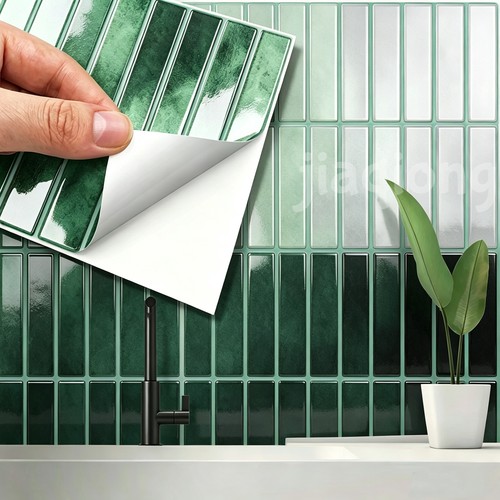 Green tile stickers for - green,